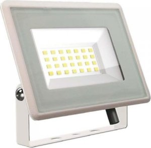 Naświetlacz V-TAC Projektor LED V-TAC 20W SMD F-CLASS Biały VT-4924-W 4000K 1650lm 1