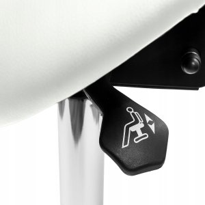 Spacetronik Ergonomiczny hoker regulowany siodło Spacetronik SELLA biały 3