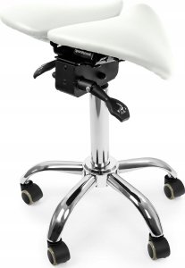 Spacetronik Ergonomiczny hoker regulowany siodło Spacetronik SELLA biały 5
