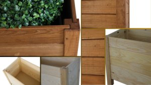 Wamar-Sosenka DREWNIANA DONICA SKRZYNIA BALKONOWA ERDES-5-1 NATURALNY DREWNO SOSNOWE 5