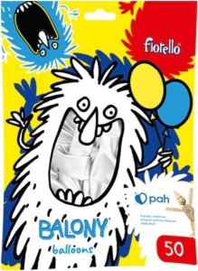 Fiorello Balon Metal 12" biały perłowy 50szt FIORELLO 1