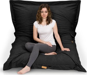 Blomster Pufa XXL Worek Fotel - czarny 3