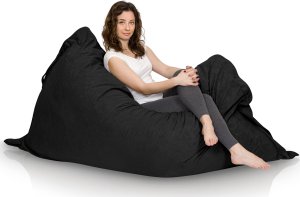 Blomster Pufa XXL Worek Fotel - czarny 4