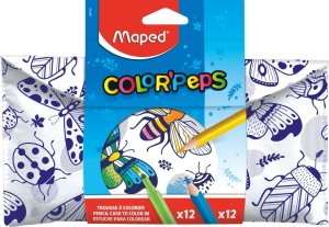 Piórnik Teka Piórnik Colorpeps do pokolorowoania + akcesoria 1