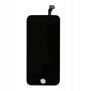 MODUŁ WYŚWIETLACZ LCD + DIGITIZER IPHONE 6 CZARNY EKRAN DOTYKOWY DIGI DOTYK 6G ESR> 1