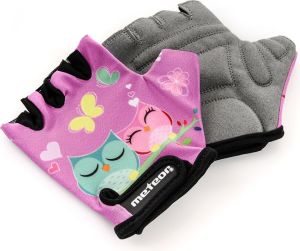 Meteor Rękawiczki rowerowe różowo-szare r. XS (24176) 5