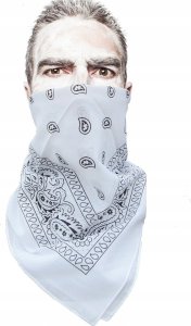 MFH BANDAMKA BANDANA CHUSTA  BIAŁA 55 x 55 cm MFH 1