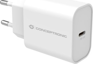 Ładowarka Conceptronic CONCEPTRONIC Ladegerät 1Port  25W,USB-C              PD weiß 1