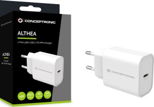 Ładowarka Conceptronic CONCEPTRONIC Ladegerät 1Port  25W,USB-C              PD weiß 3
