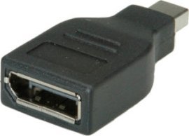 Adapter AV Roline Adapter ROLINE DisplayPort, DP żeński/mini DP męski 1