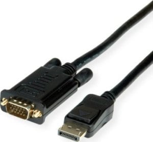 Roline Kabel ROLINE DisplayPort VGA, DP M - VGA M, czarny, 1,5 m 1