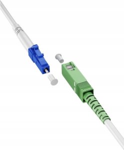 Goobay Kabel światłowodowy (FTTH), Singlemode (OS2) White, biały (Simplex), 30 m - Długość kabla 30 m 4
