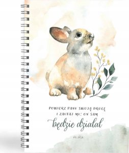 Teka Mój dziennik - Powierz Panu swoją drogę - zajączek 3