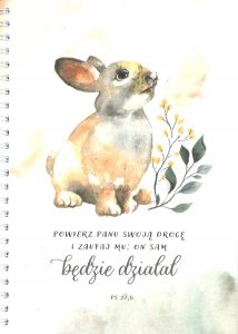 Teka Mój dziennik - Powierz Panu swoją drogę - zajączek 6