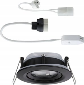 Paulmann Oprawa do wbudowania  NOVA LED PLUS DIM wychylna GU10 max.35W 93mm IP65 230V  czarny matowy / aluminum 2