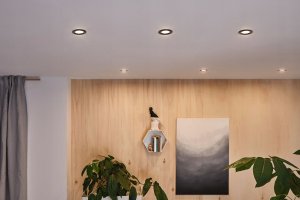 Paulmann Oprawa do wbudowania  NOVA LED PLUS DIM wychylna GU10 max.35W 93mm IP65 230V  czarny matowy / aluminum 5