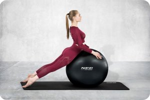 Triton Piłka do ćwiczeń 75 cm NS-952 czarna 6