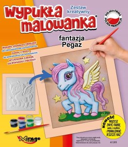 Teka Wypukła malowanka Fantazja Pegaz 1