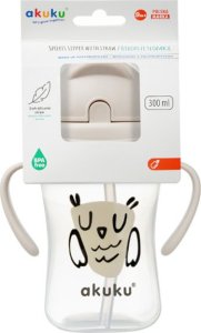 Akuku A0204 BIDON Z CHOWANĄ SŁOMKĄ SOWA 5