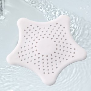 Retoo SITKO SILIKONOWE ZLEWU WANNY UMYWALKI FILTR ODPŁYW BIAŁY 12