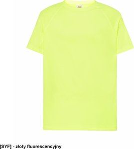 JHK TSUASPOR - T-shirt sportowy - złoty fluorescencyjny XL 1