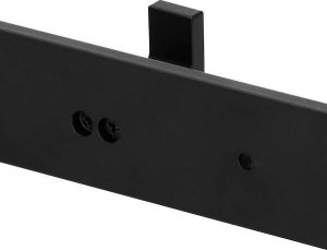 Springos Wieszak łazienkowy ścienny z 5 haczykami do przedpokoju, kuchni aluminiowy czarny UNIWERSALNY 5