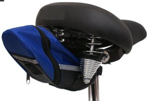 Dunlop SAKWA TORBA ROWEROWA POD SIODEŁKO WODOODPORNA NIEBIESKA DUNLOP 9