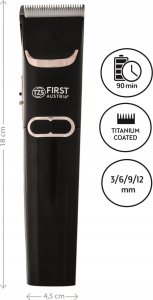 Maszynka do włosów First First Austria Plaukų kirpimo mašinėlė FIRST FA-5676-7 8