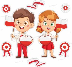 Teka Dekoracje patriotyczne - Duże dzieci 03 8el 4