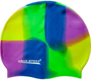 Aqua-Speed Czepek Silikon Bunt granatowo-fioletowo-zielony (49116) 1