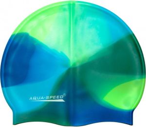 Aqua-Speed Czepek Silikonowy Bunt niebiesko-zielono (49072) 1