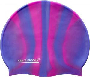 Aqua-Speed Czepek Silikon Bunt fioletowo-różowy (49070) 1