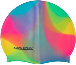 Aqua-Speed Czepek pływacki Silikonowy Bunt wielokolorowy (48986) 1