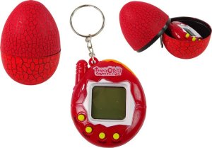 LeanToys Tamagotchi w Jajku Gra Elektroniczne Zwierzątko Czerwone 1