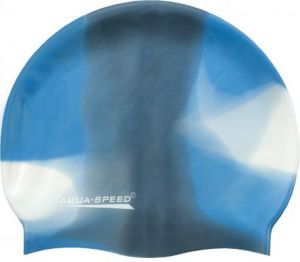 Aqua-Speed Czepek pływacki Silikonowy Bunt niebiesko-grafitowy (48960) 1