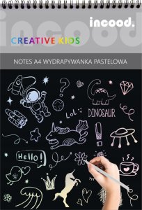 Incood Notes A4 wydrapywanka pastelowa 1