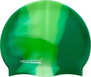 Aqua-Speed Czepek pływacki Silikon Bunt zielony (48950) 1