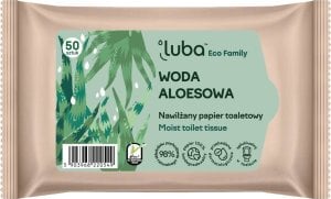 Luba Eco Family nawilżany papier toaletowy z Wodą Aloesową 50szt. 1