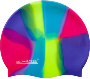 Aqua-Speed Czepek pływacki Silikon Bunt wielokolorowy (49254) 1