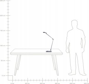 Lampka biurkowa Beliani srebrna  (379067 Bel) 10