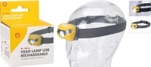 Latarka Koopman LATARKA CZOŁOWA LED SHELL USB PLUS KABEL 3