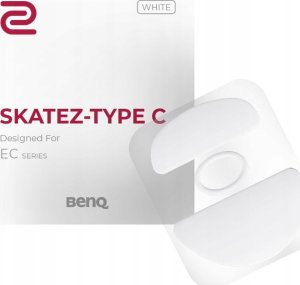 Ślizgacze BenQ ZOWIE Skatez-Type C: Ślizgacze teflonowe dla myszek EC Białe 1