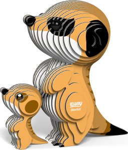 Fat Brain Toys Surykatka Eugy. Eko* Układanka 3D 7