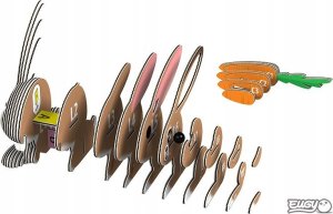 Teka Królik Eugy. Eko* Układanka 3D 3