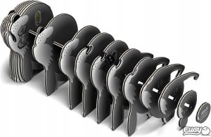 Teka Wilk Eugy. Eko* Układanka 3D 4