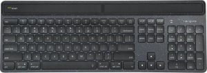 Klawiatura Targus Targus EcoSmart - Tastatur - nachhaltige Energiegewinnung - antimicrobial - hintergrundbeleuchtet - kabellos - Bluetooth 5.0 - QWERTY - GB - Tastenschalter: Scissor-Key - Schwarz - nachhaltige Verpackung 1