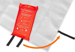 Neo Koc gaśniczy szklany 1,2x1,8m (97-674) 4