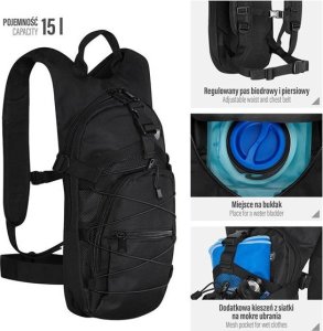 Nils Extreme NC1732 CZARNY PLECAK CRAB NILS CAMP 2