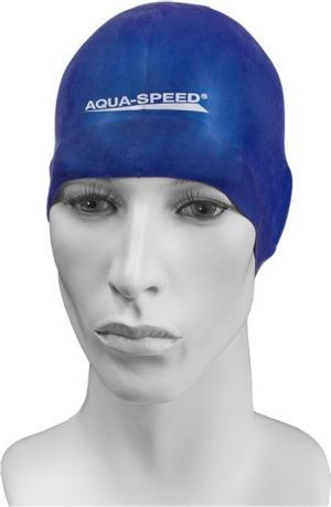 Aqua-Speed Czepek pływacki Silikon Mono Racer 10 ciemny niebieski (48064) 1
