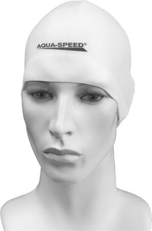 Aqua-Speed Czepek Silikon Mono Racer biały (48092) 1